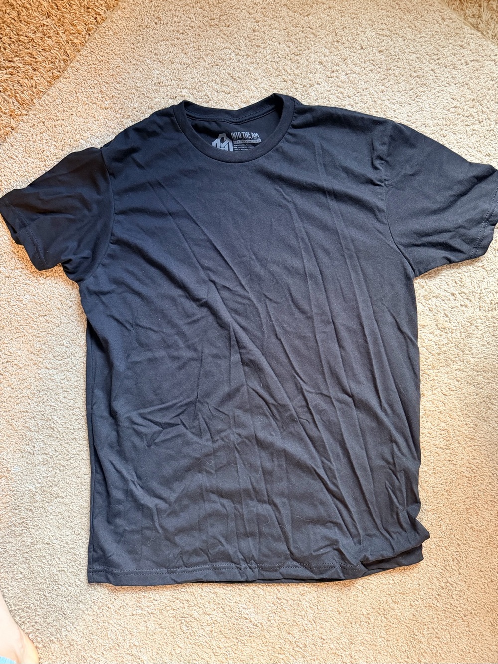 Men's Black Crew Neck T-Shirt - Into the AM